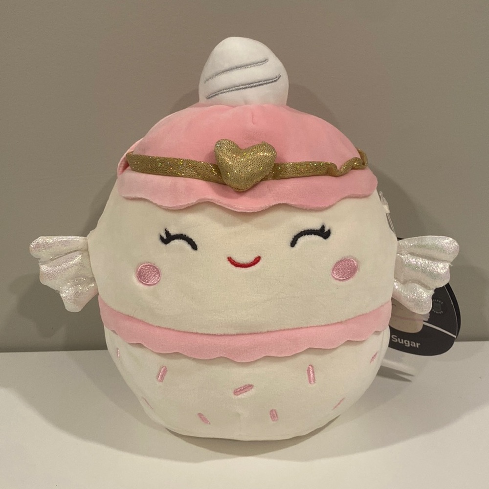Squishmallow Sugar the Angel Cake 8” Select series NWT